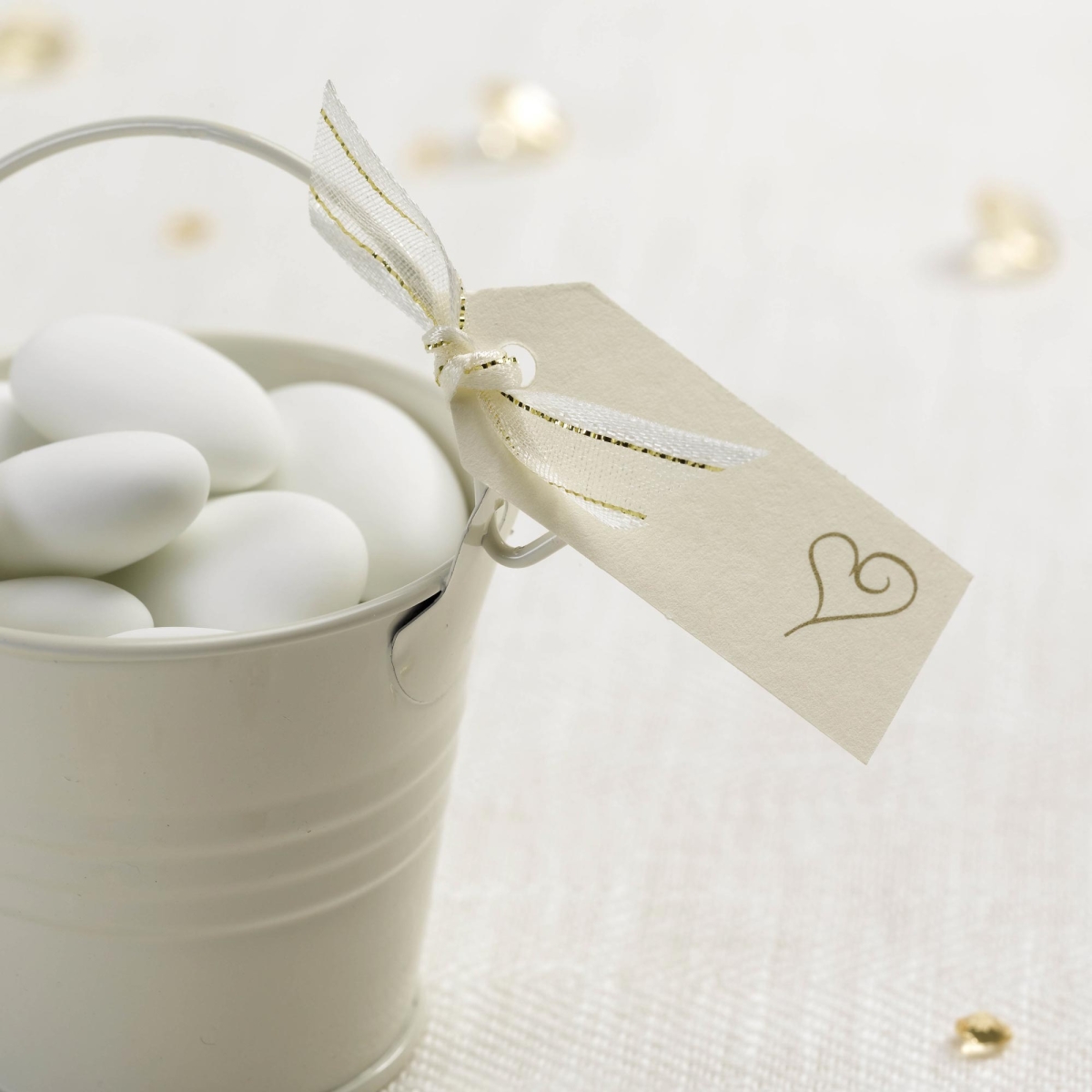 Anhänger Herz Creme