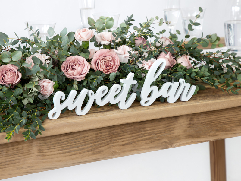 Aufsteller Schild Deko Sweet Bar