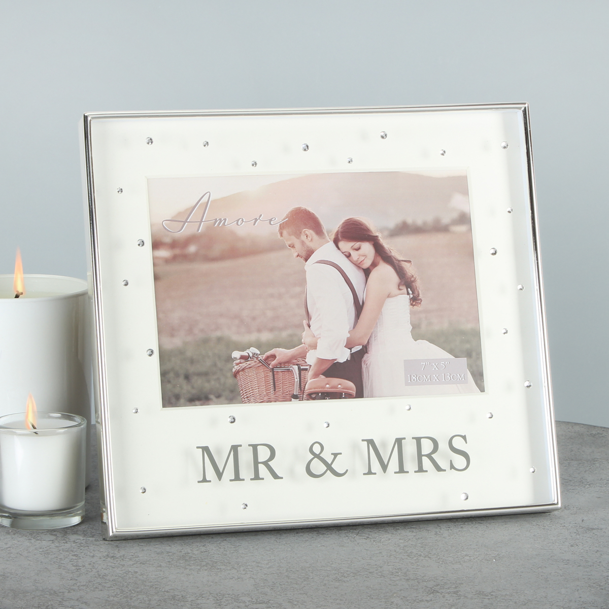 Bilderrahmen Mr. & Mrs. Kristall