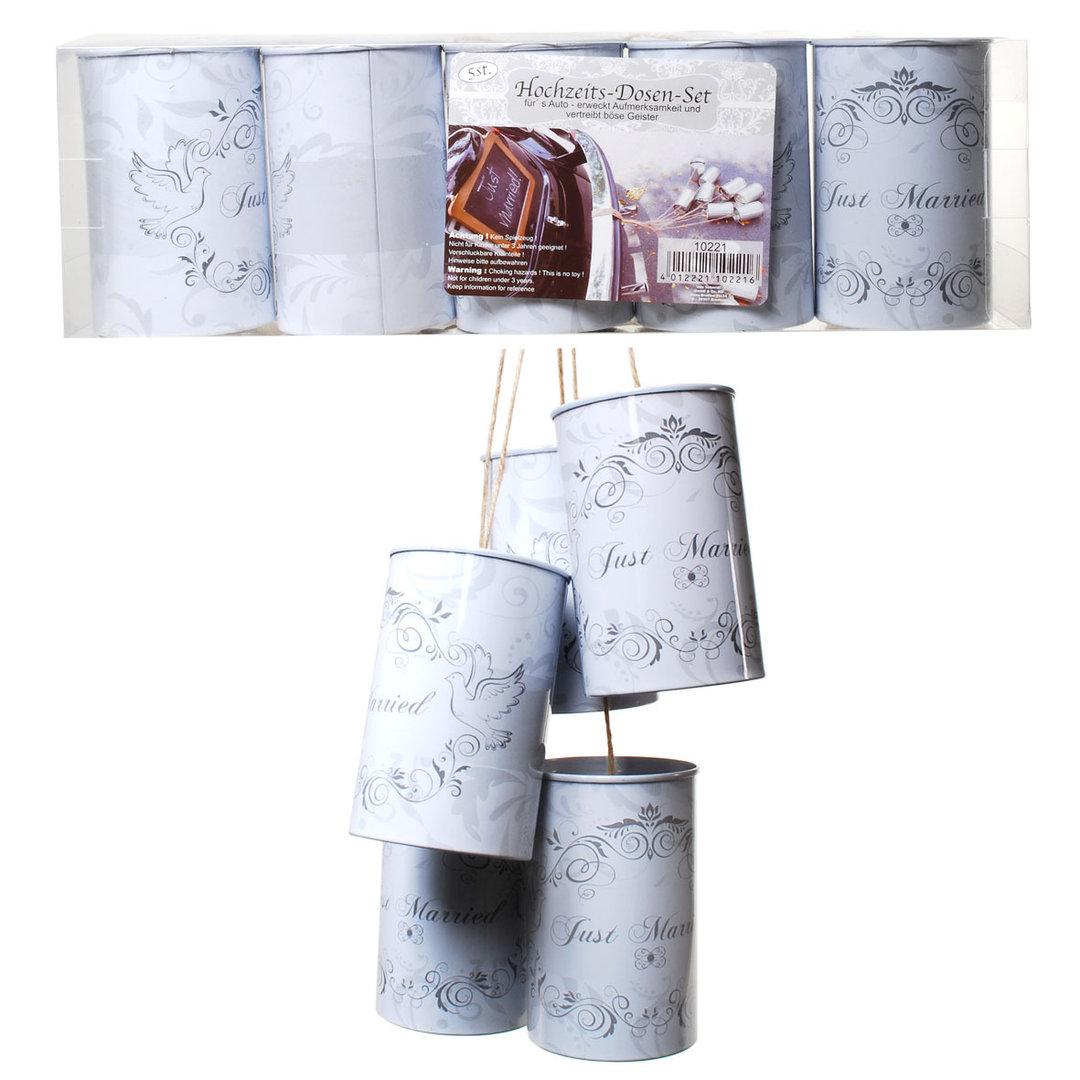 Blechdosenset Just Married