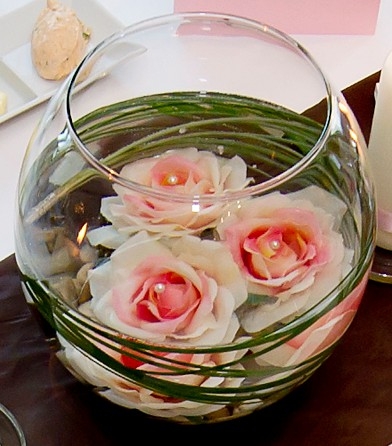 Blumenvase Rose einzeln