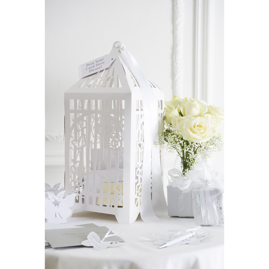 Briefbox Vogelkäfig Schmetterling