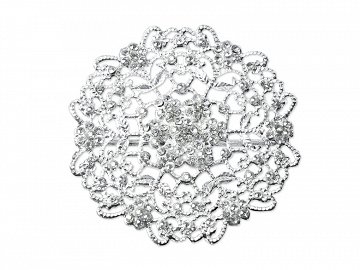 Brosche oder Schnalle Kristall