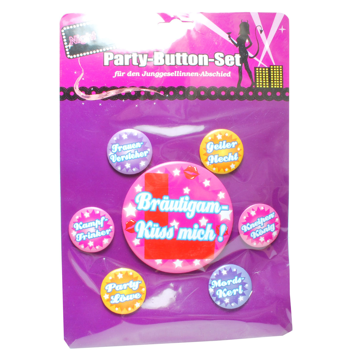 Buttonset Bräutigam