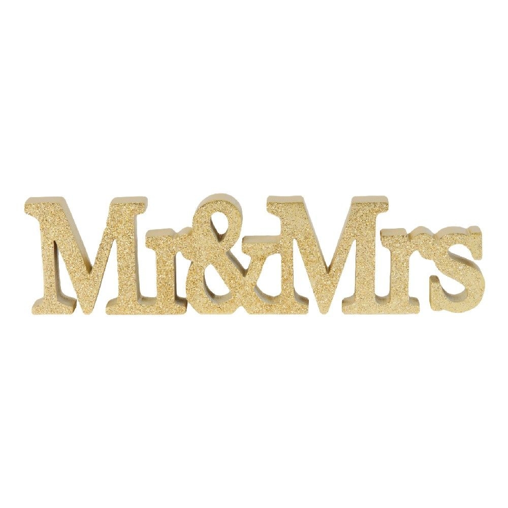 Deko Mr. & Mrs. Gold