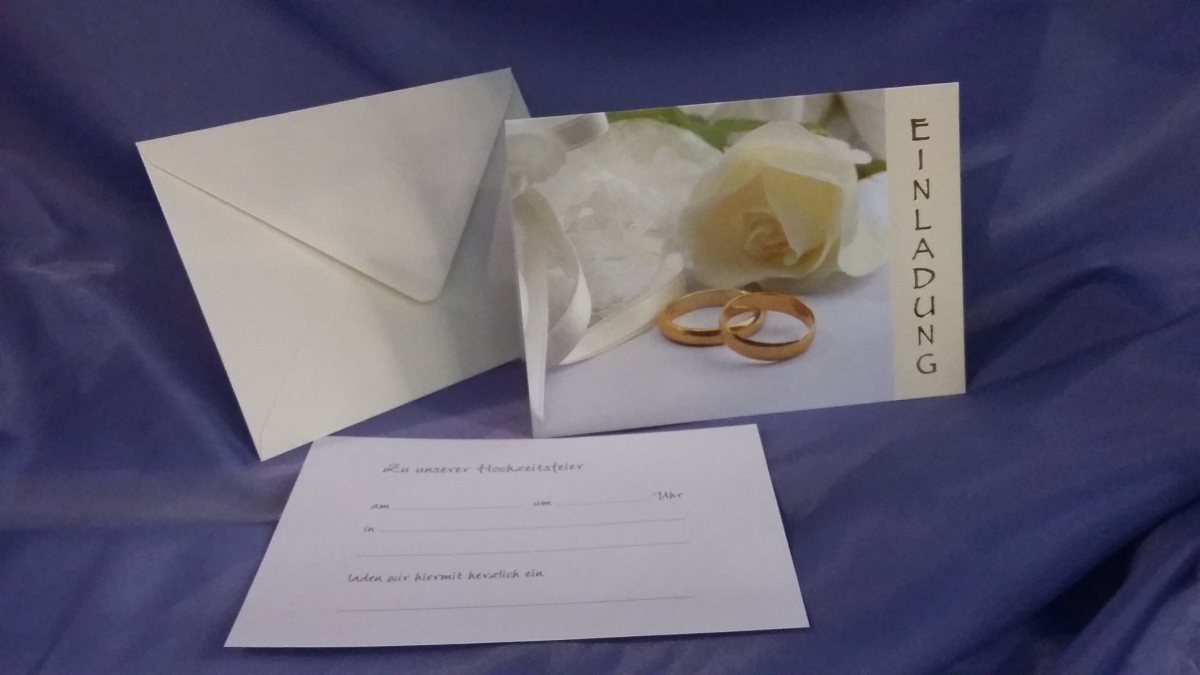 Einladungskarte Zur Hochzeit