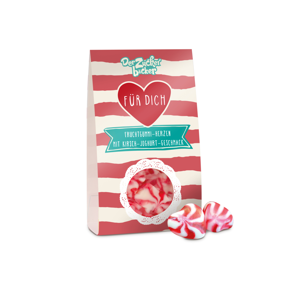 Fruchtgummiherzen - Für dich