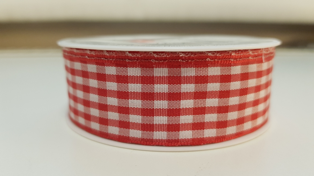 Geschenkband kariert