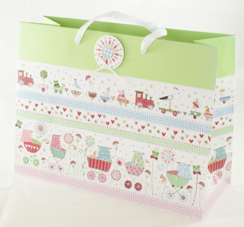 Geschenksackerl Baby Grün Klein