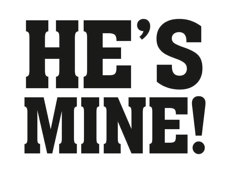 He's Mine Schuh-Sticker