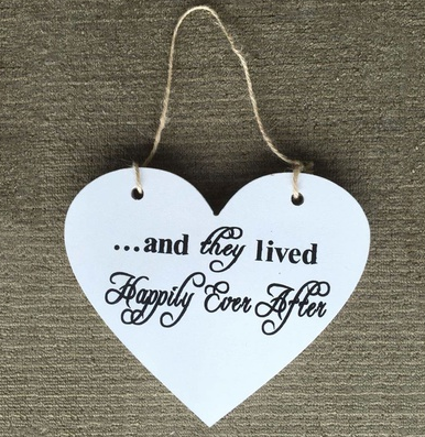 Herz "Here comes the bride"-Romantik