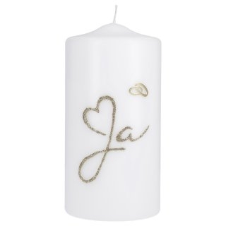 Hochzeitskerze Ja Gold