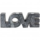 Hochzeitskerze LOVE Schwarz