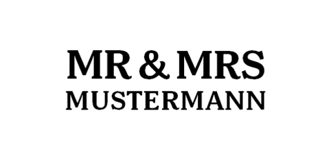 Hochzeitskerze Mr. & Mrs. Stumpen Display2