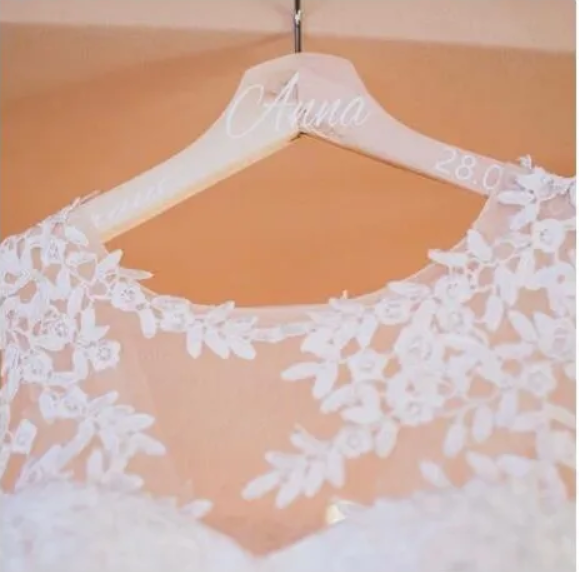 Kleiderbügel Personalisiert Braun