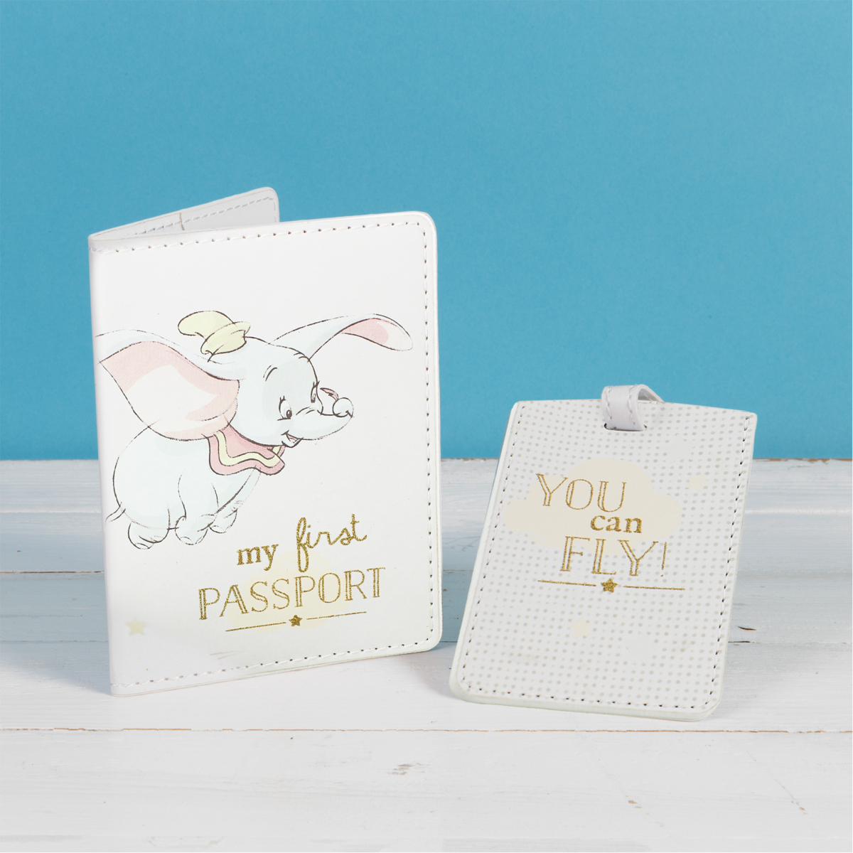 Passhülle und Kofferanhänger Dumbo