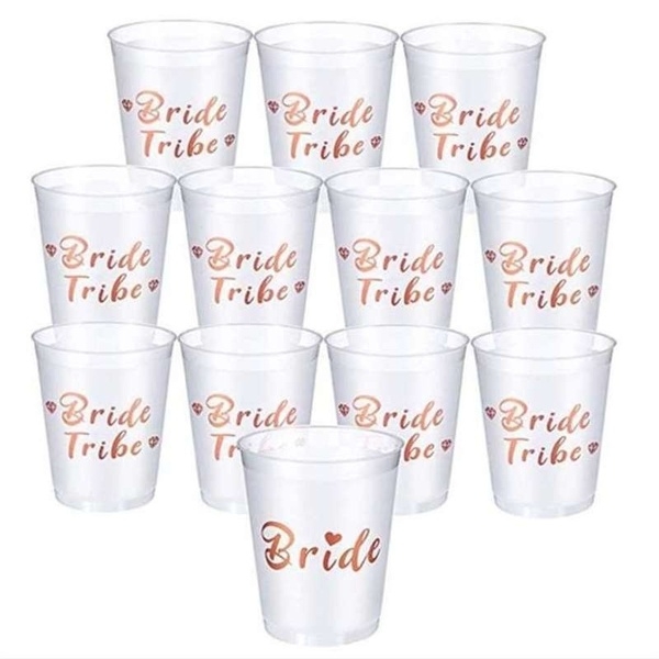 Plastikbecher Bride Tribe