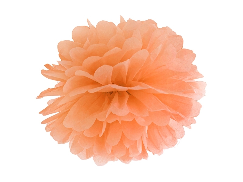Pom Poms groß Orange