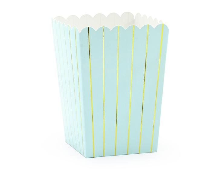 Popcornboxen Hellblau