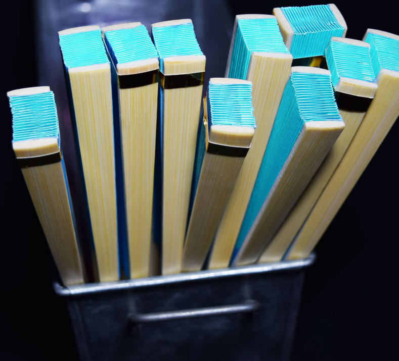 Premium Papierfächer Türkis