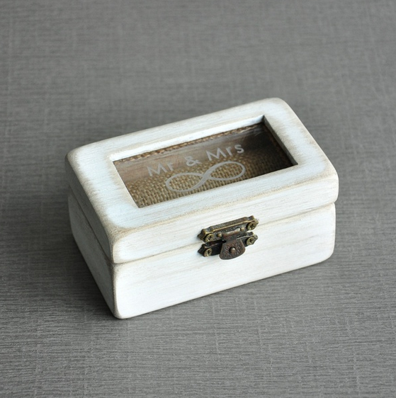 Ringkistchen Mr. & Mrs. - Unendlich