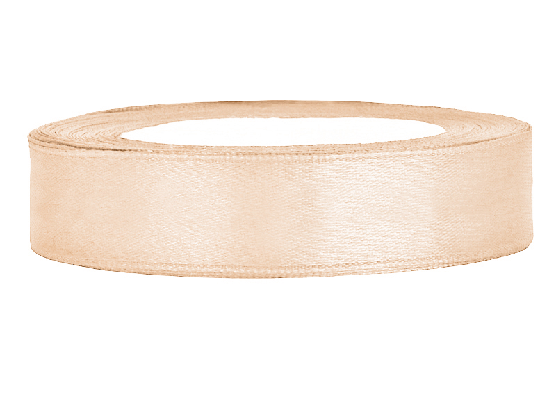 Satinband 12mm Creme
