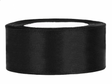 Satinband 12mm Schwarz