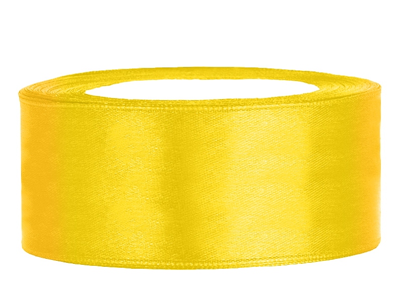 Satinband 25mm Gelb