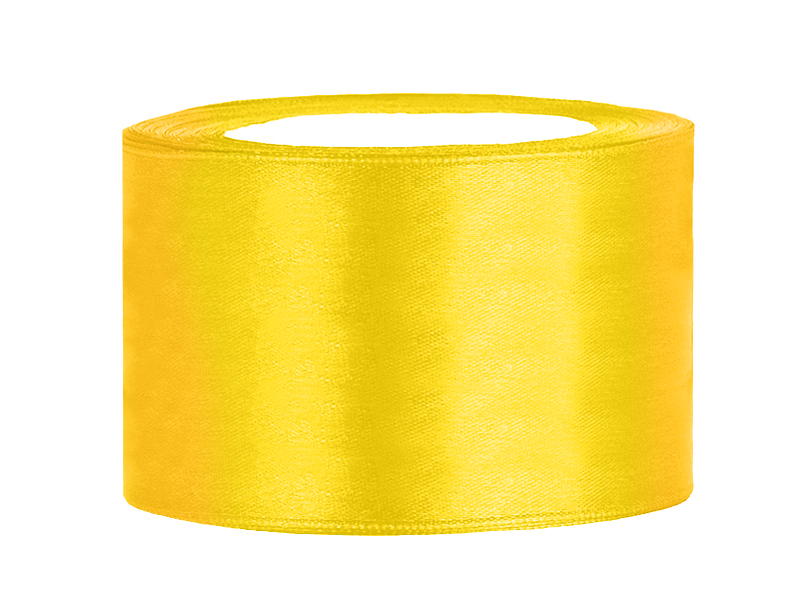 Satinband 38mm Gelb - 084