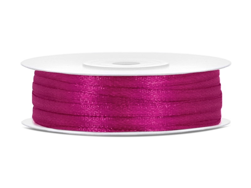 Satinband 3mm Fuchsia