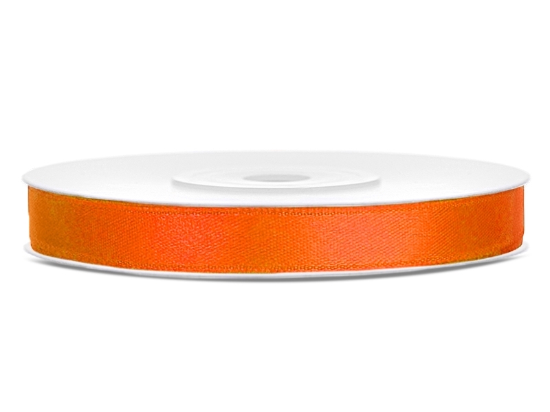 Satinband 6mm Orange
