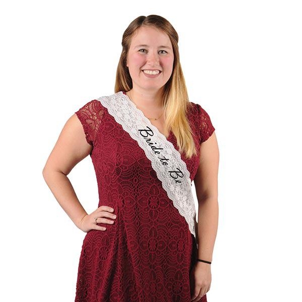 Schärpe Bride to be - Spitze