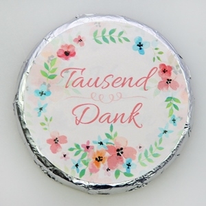 Schokotaler Tausend Dank