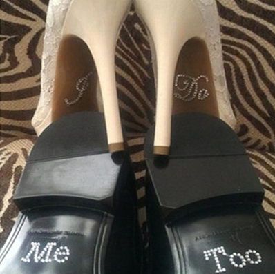 Schuh-Sticker I Do - Me too Strass