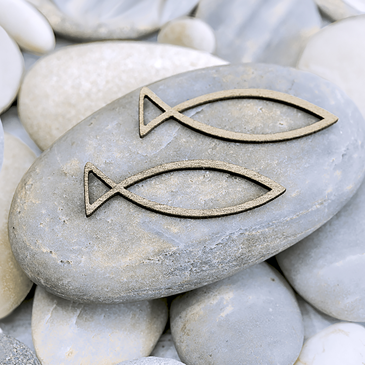 Servietten Fische & Stein