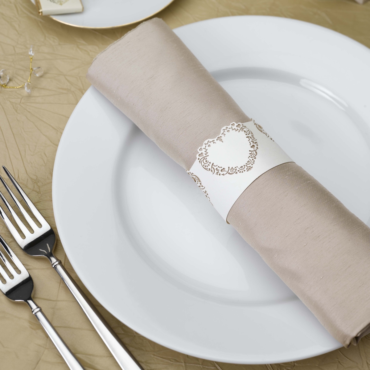 Serviettenring Vintage Creme