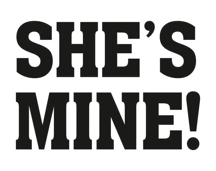 She's Mine Schuh-Sticker