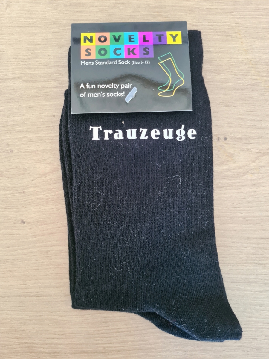 Socken Trauzeuge