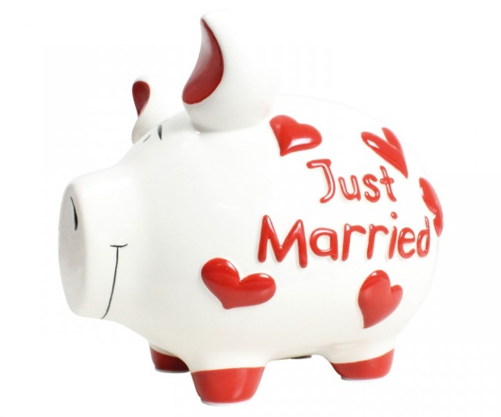 Sparschwein Just Married