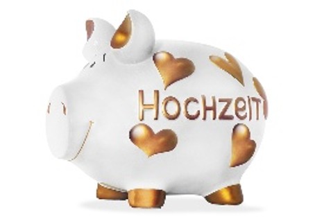 Sparschwein XL Hochzeit