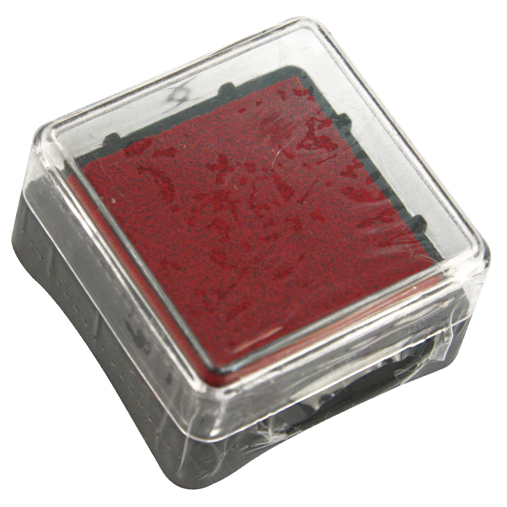 Stempelkissen Rot