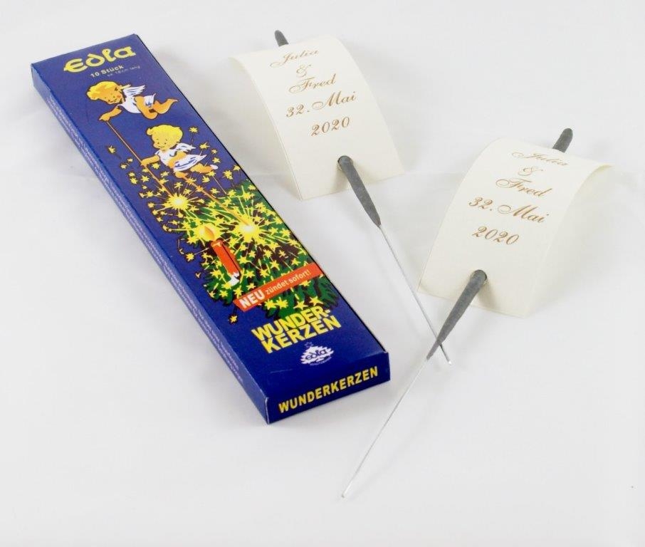 Sternspritzer-Kärtchen