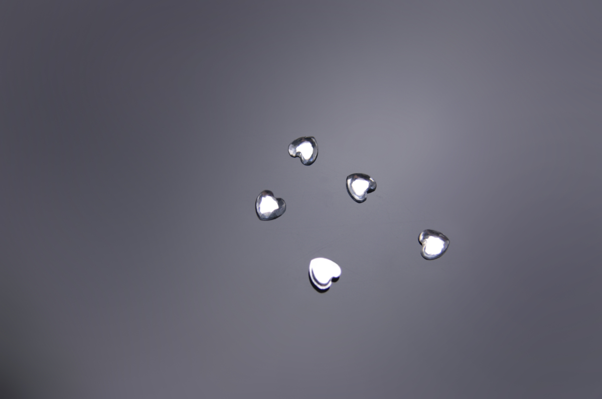 Streuteile Glasherzen