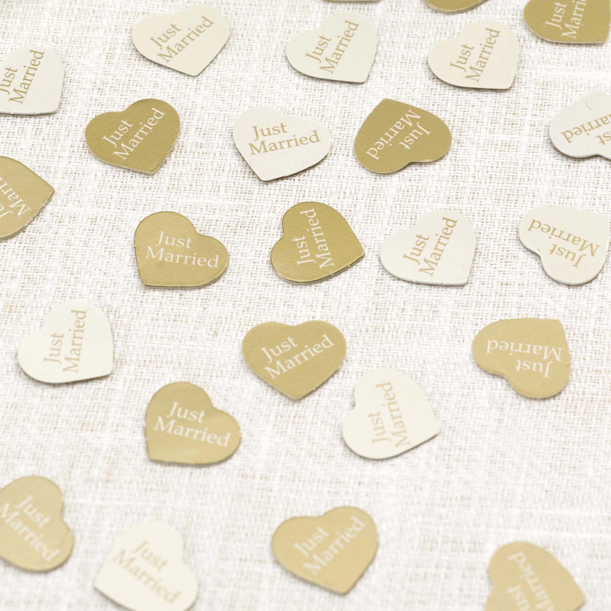 Streuteile Herz Gold