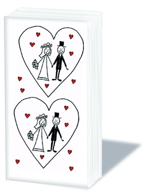 Taschentücher Brautpaar