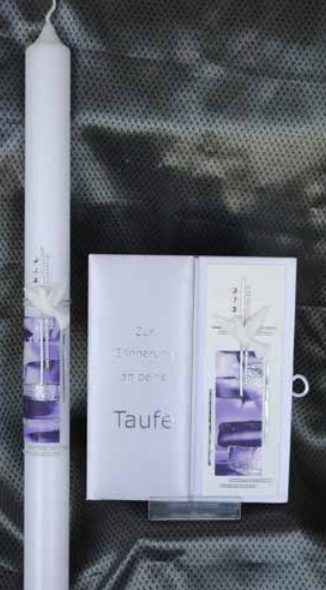 Tauf-Set Poesie Violett