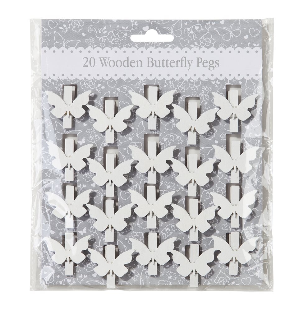 Wäscheklammern Butterfly