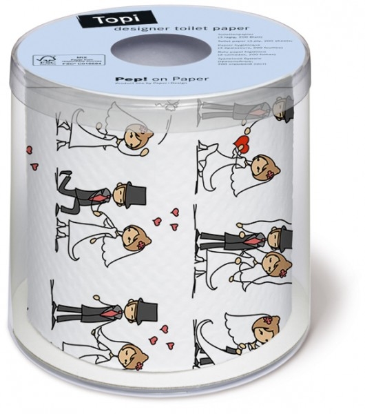 WC Papier Wedding Day